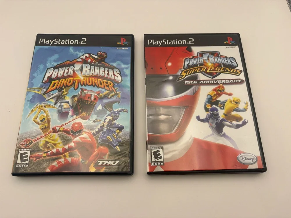Power Rangers: Super Legends & Dino Thunder (Sony PlayStation 2, PS2) CIB Tested